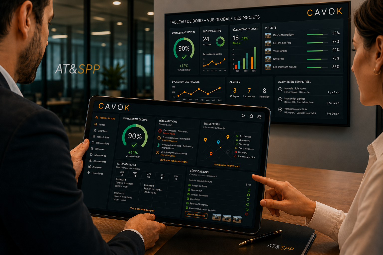 AT&SPP — tableau de bord de suivi GPA